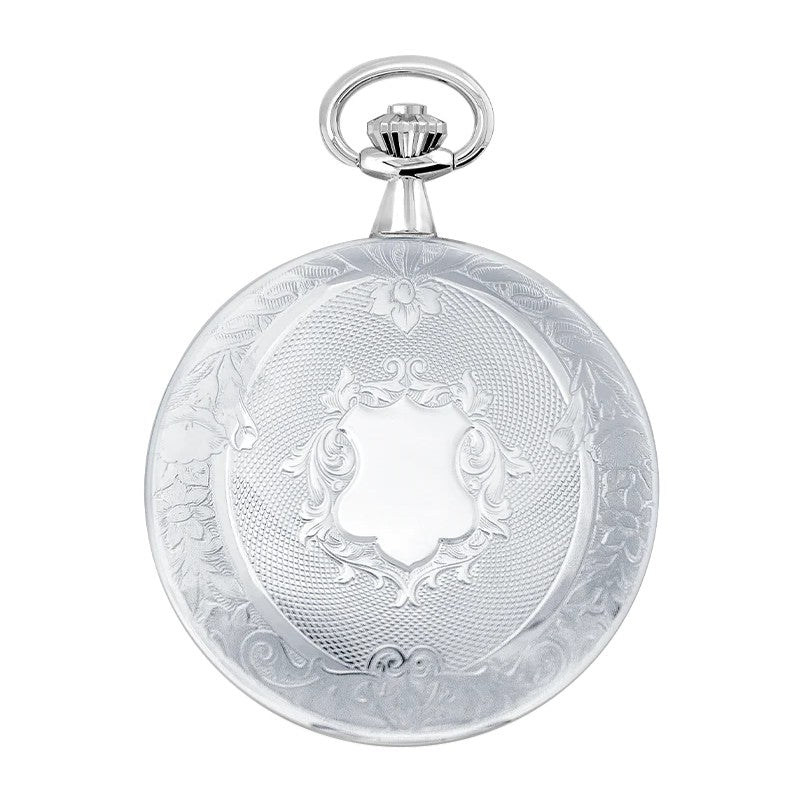 Royal - Rhodium Plated Pocket Watch
