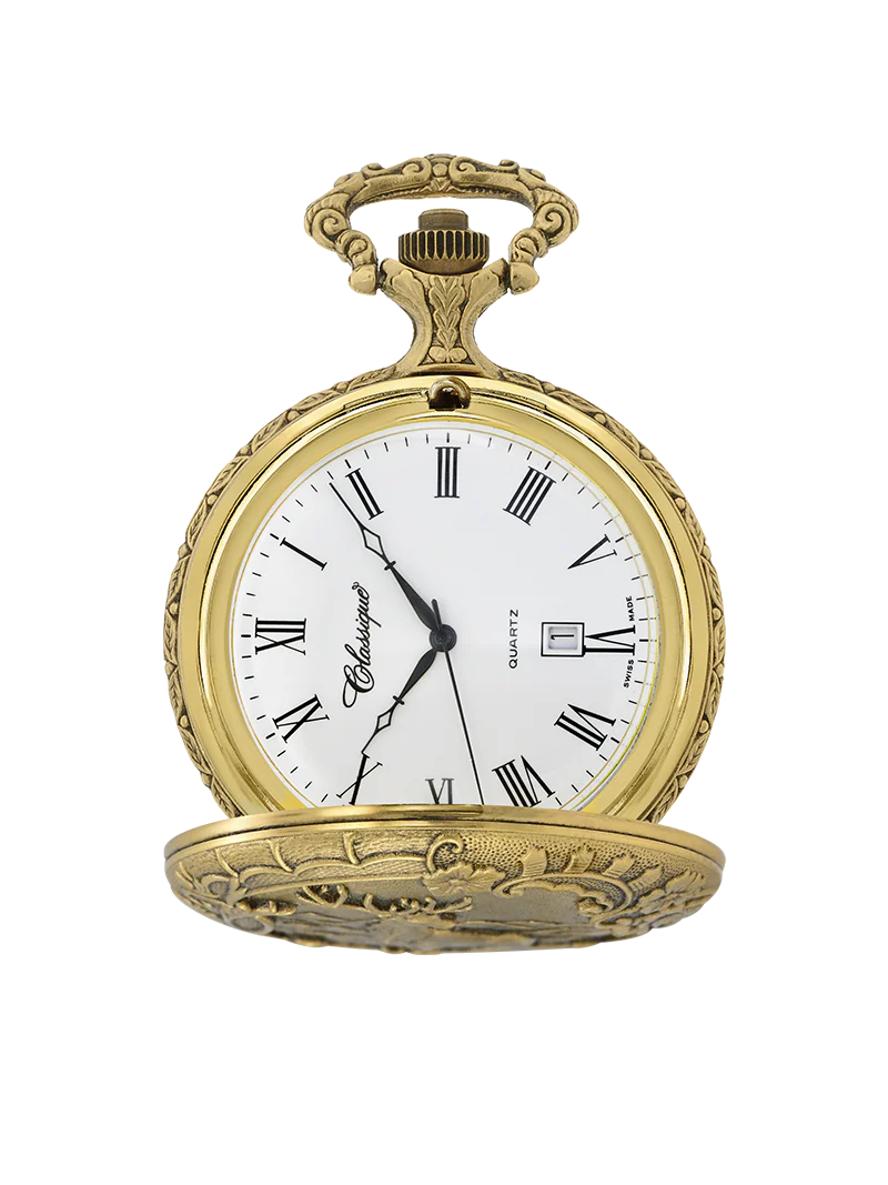 Deer - Antique gold Pocket Watch