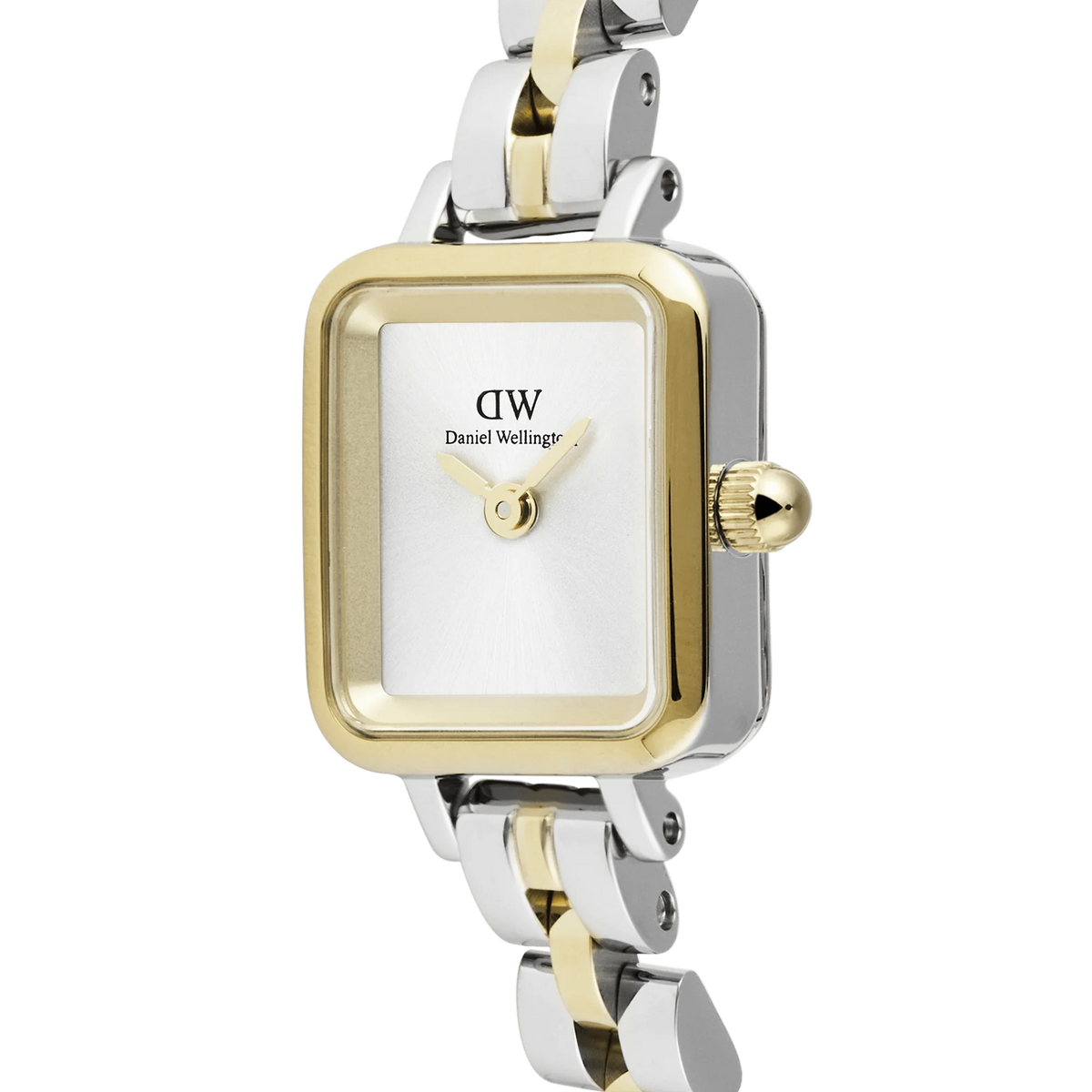 Daniel Wellington - Quadro Mini Arch 3-Link Two Tone Gold
