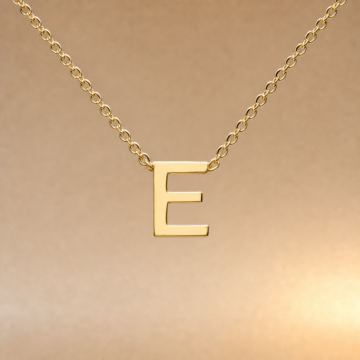 9ct Initial Necklace