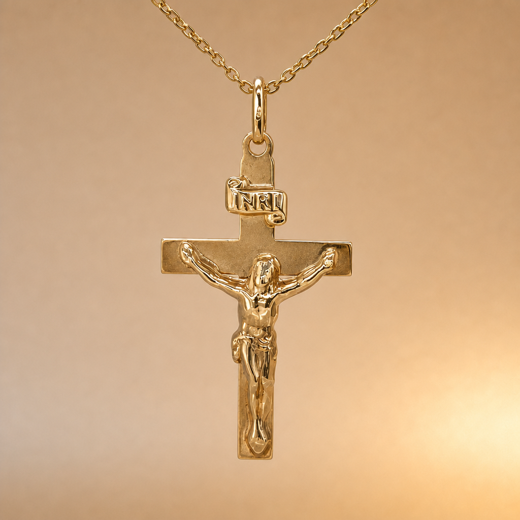 9ct gold crucifix
