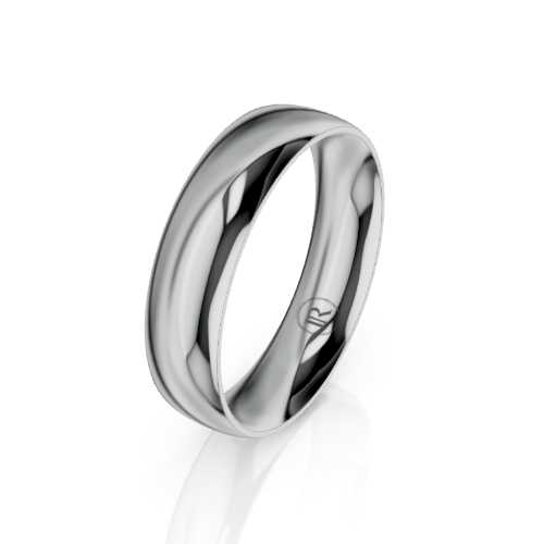 Classic Domed Wedding Ring