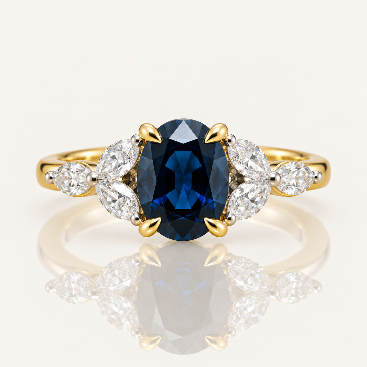 Amanda | Australian Sapphire & Diamond Ring | 18ct Gold | Exclusively Paton's Place