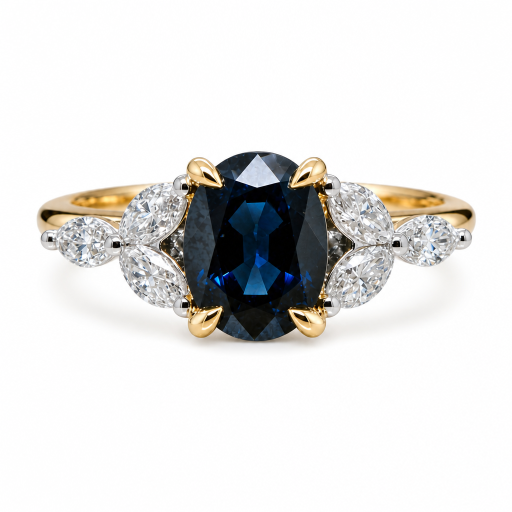'Amanda' SAPPHIRE & DIAMOND RING - Exclusively Paton's Place Jewellers