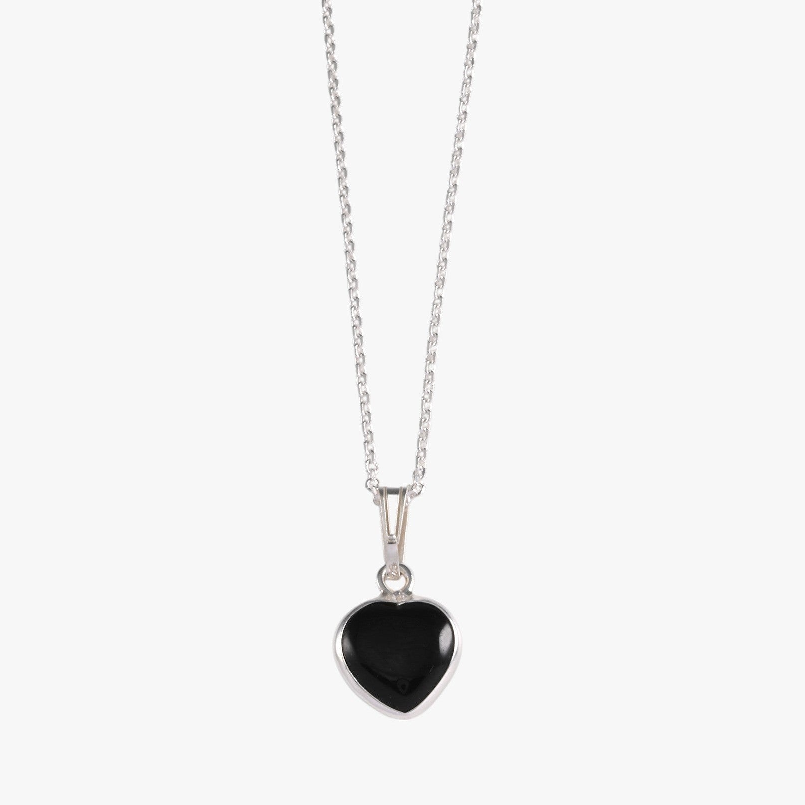 Von Treskow - BLACK ONYX HEART NECKLACE
