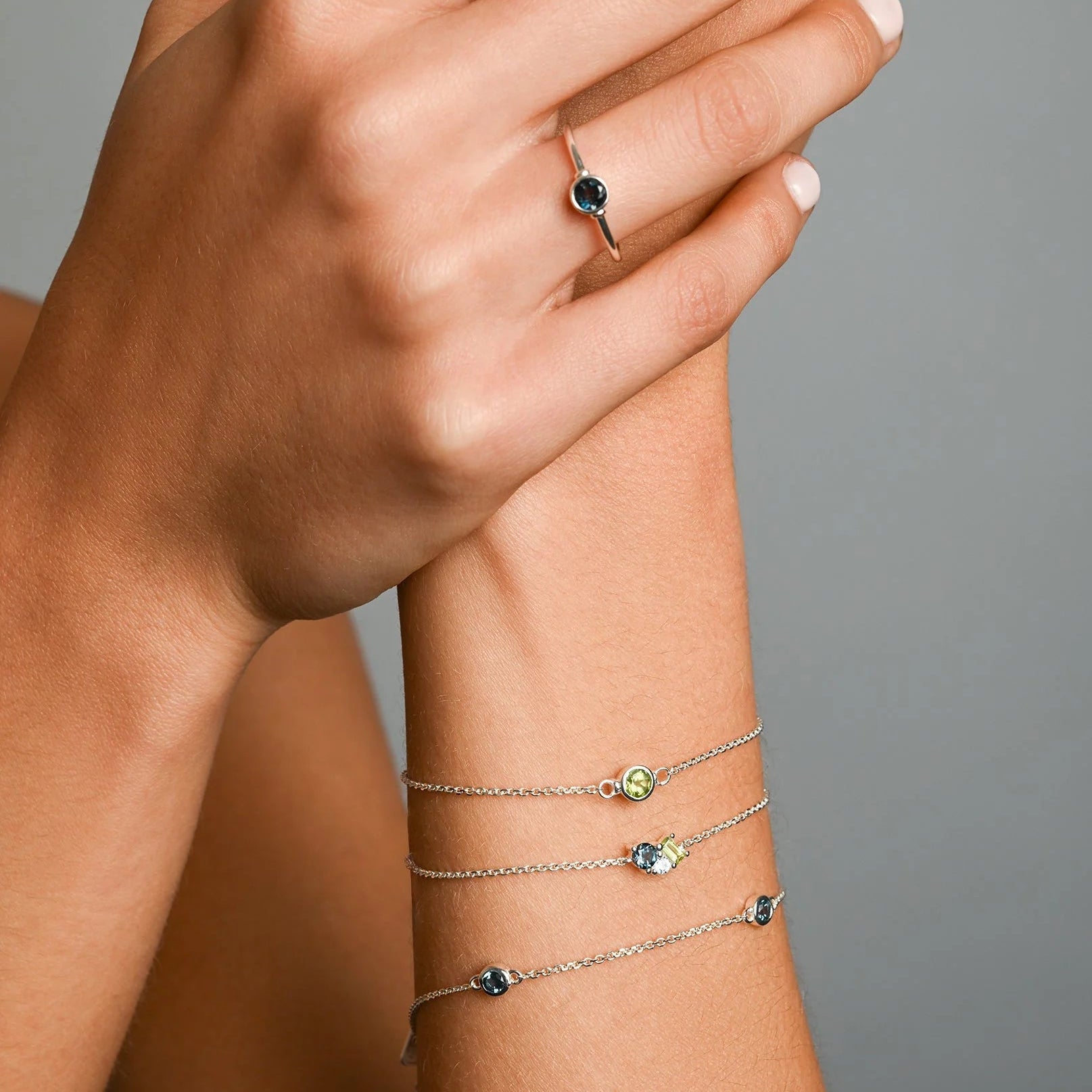 Von Treskow - Gemstone Triplet Cluster Bracelet II