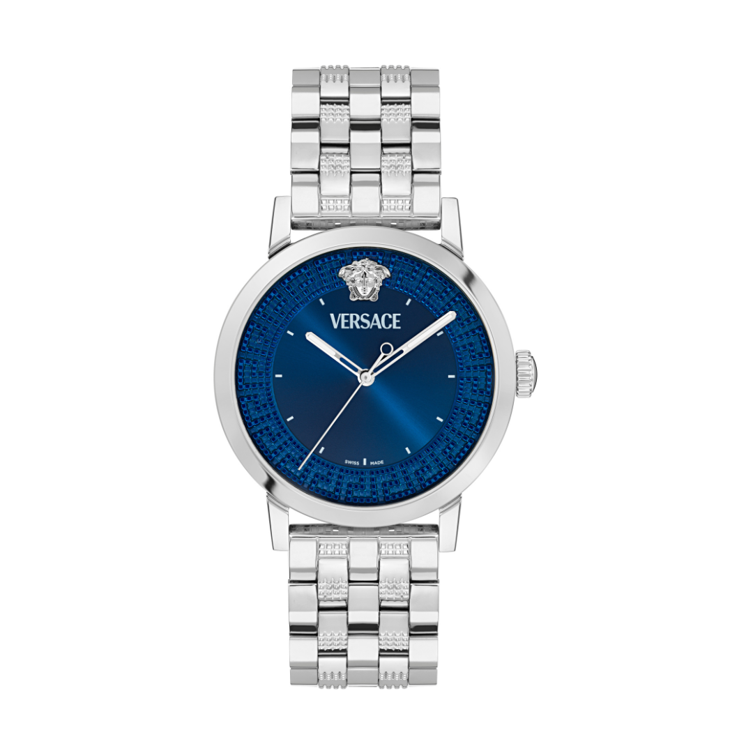 Versace - Albireo Silver Blue Dial