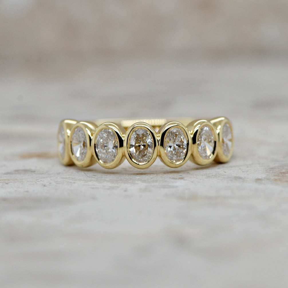 CELESTE - LAB GROWN 7 x Oval Diamond ring