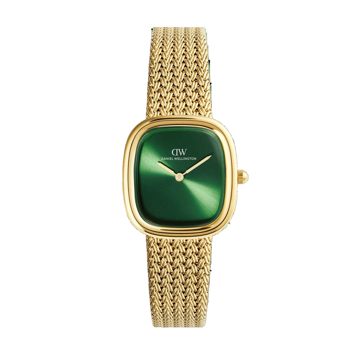 Daniel Wellington - Margot Braided Mesh Emerald Gold