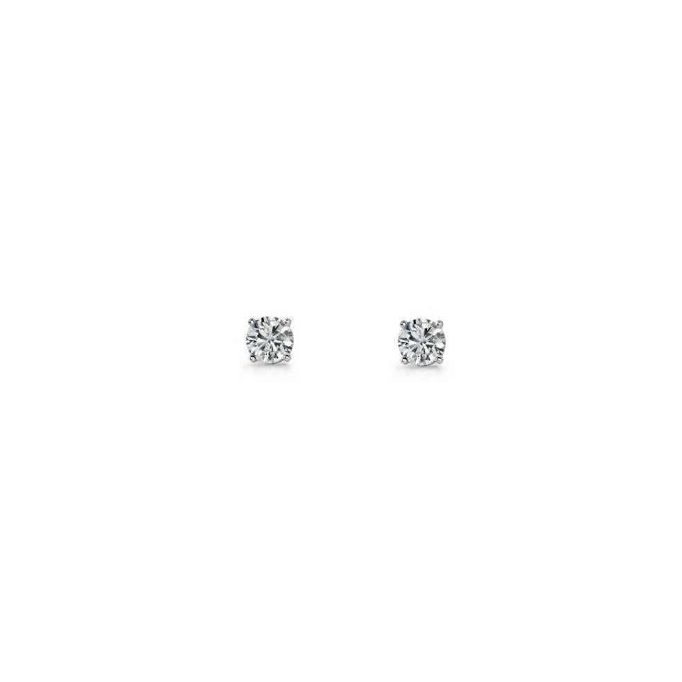 Zoe Austin - Sterling Silver claw set CZ Studs