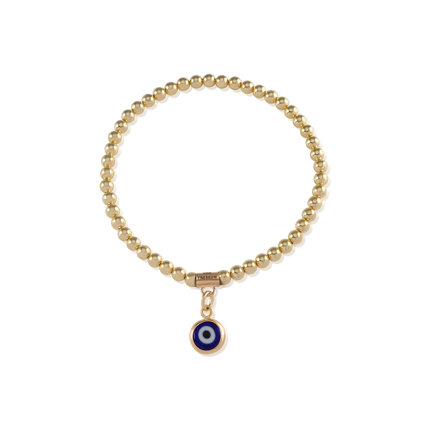 Von Treskow - Stretchy Bracelet with Evil Eye