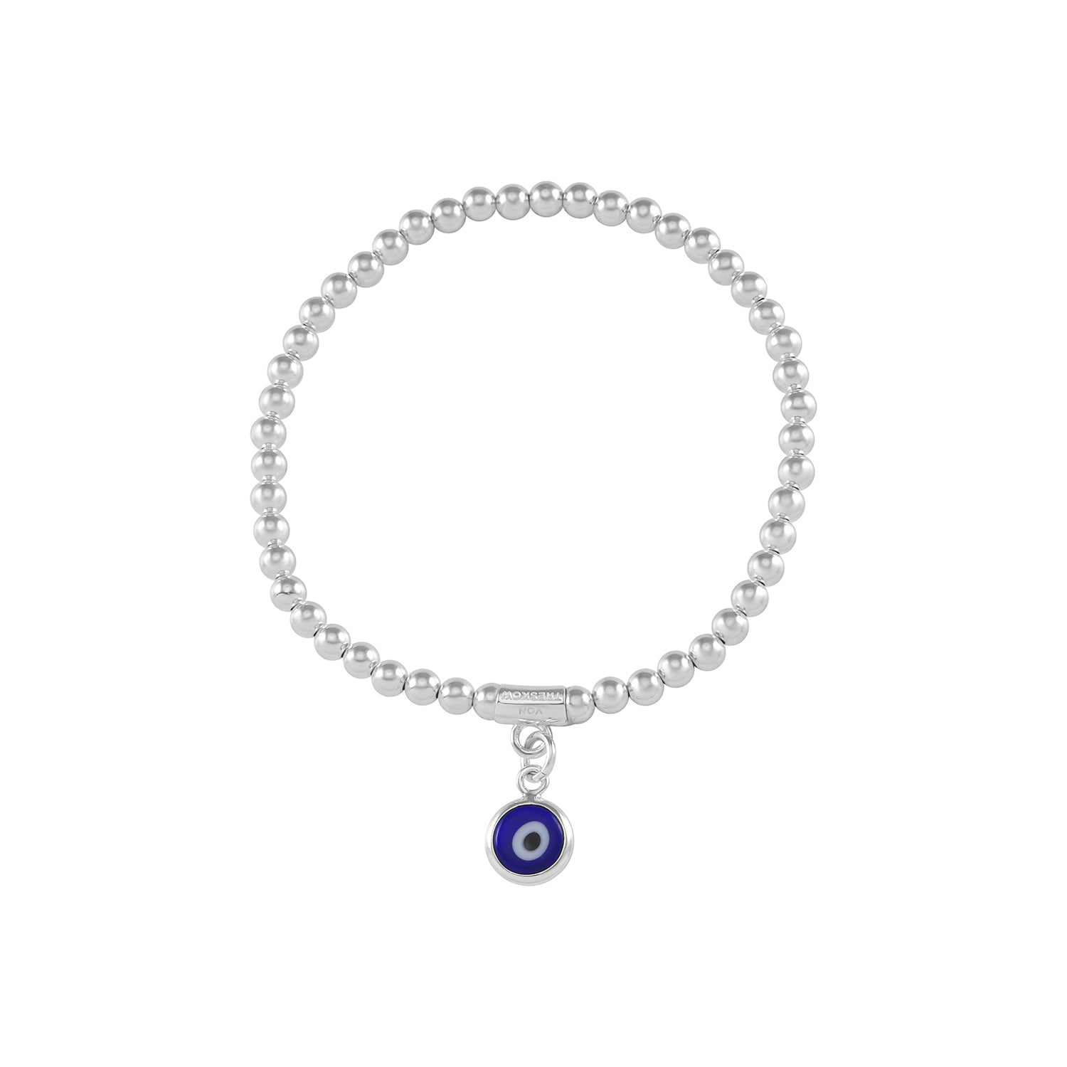 Von Treskow - Stretchy Bracelet with Evil Eye