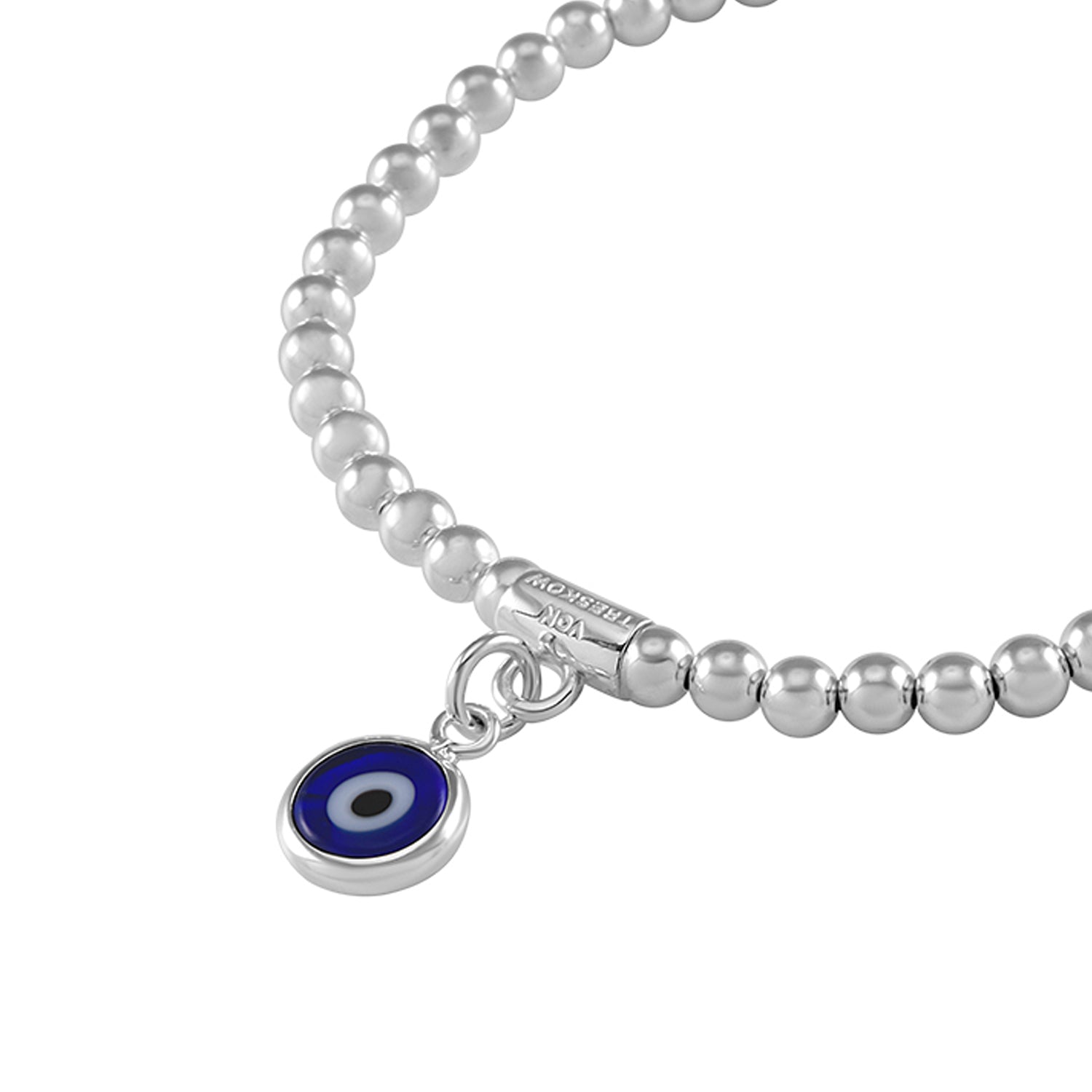 Von Treskow - Stretchy Bracelet with Evil Eye