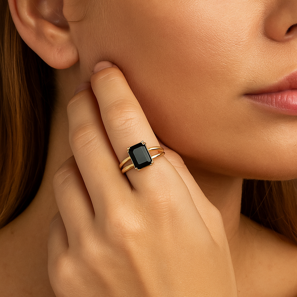 Black Spinel dress ring - EXCLUSIVELY PATON'S PLACE JEWELLERS