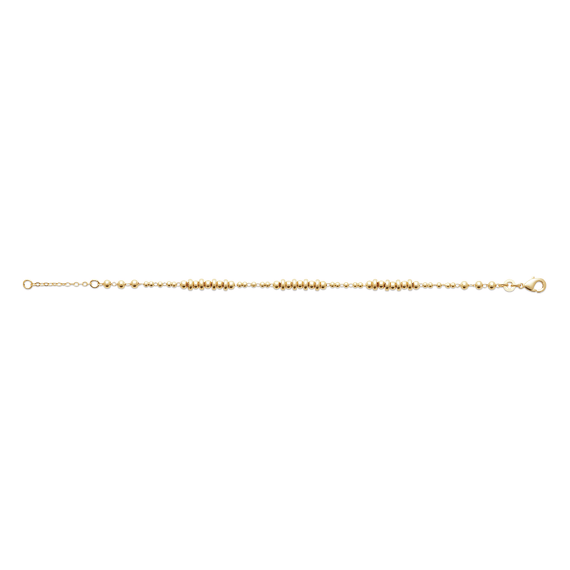 Zoe Austin - 18ct YG Plated Multi Bead Bracelet
