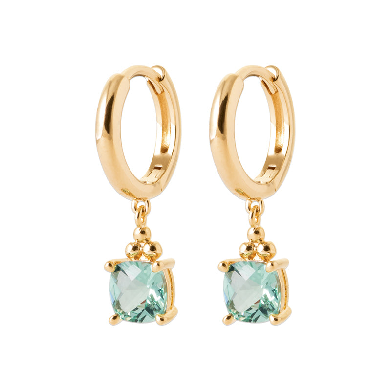 Zoe Austin - 18ct YG Plated Synthetic gemstone Earrings