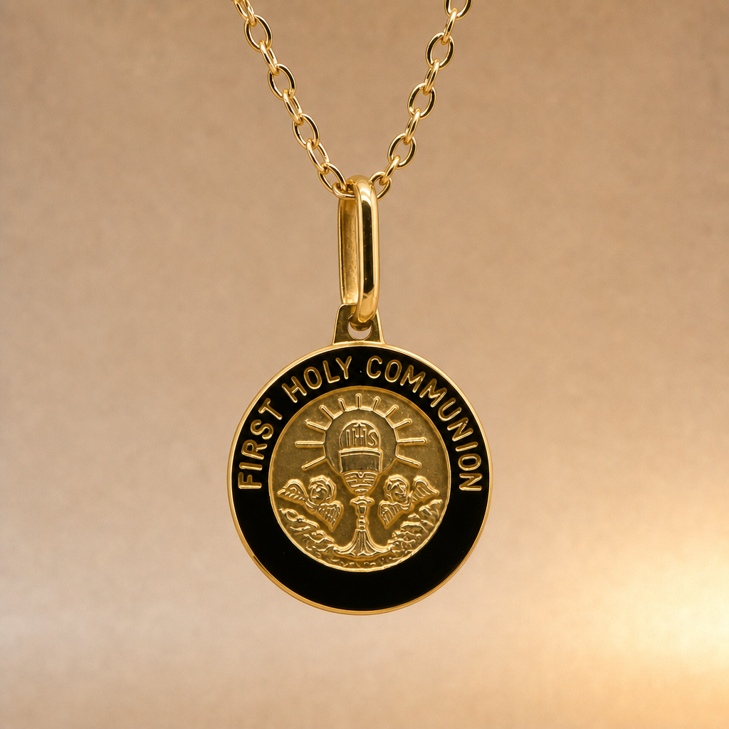 First holy communion medal