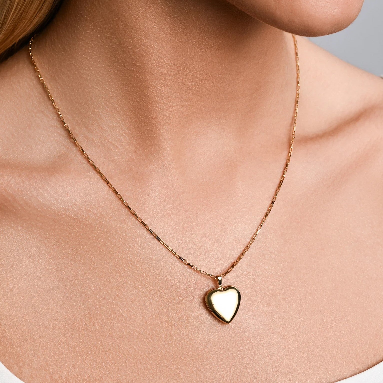 Von Treskow - Gold Filled Heart Locket (16mm) Necklace