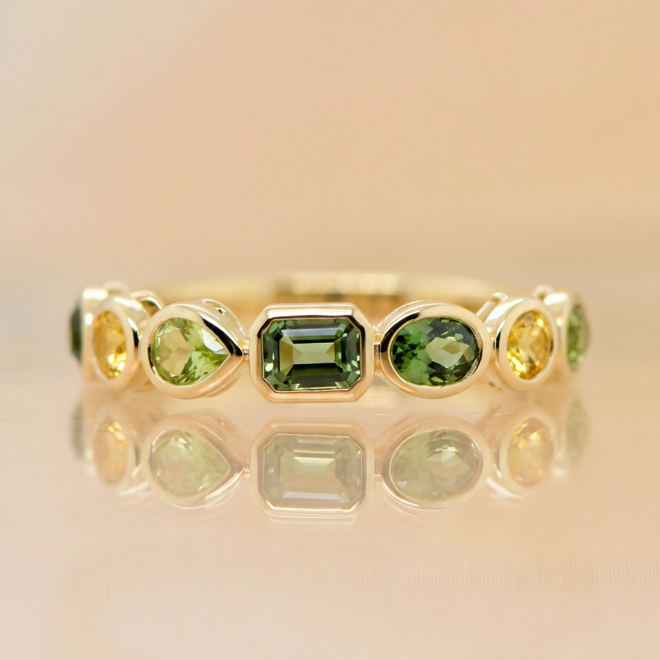 Multi stone Band - 9ct gold