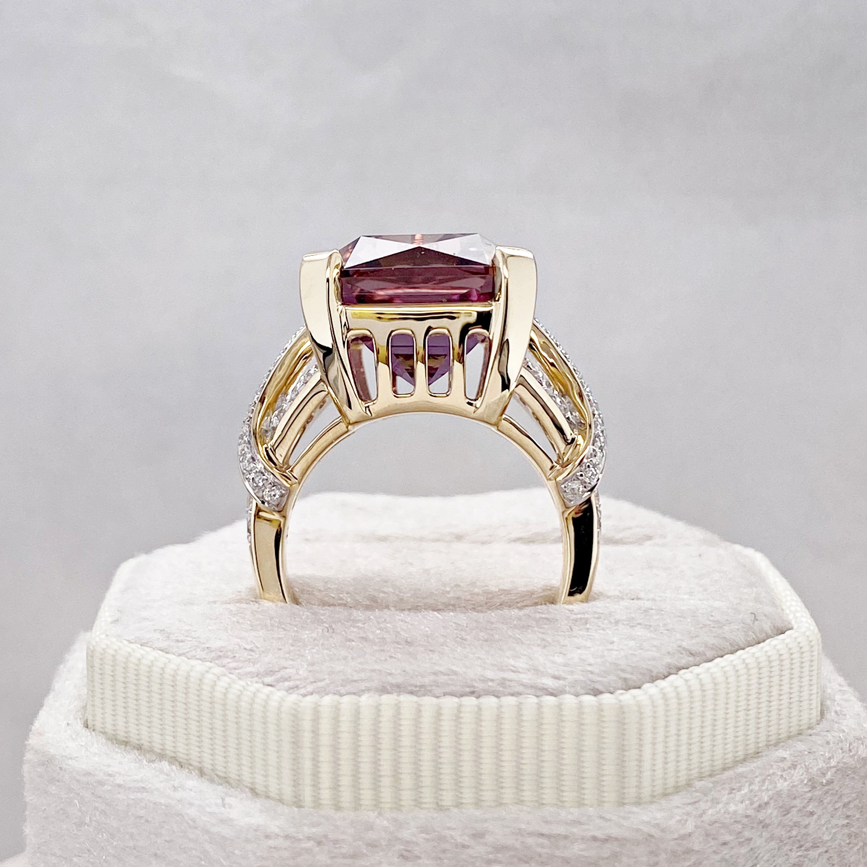 'AURORA' BESPOKE AMETRINE COCKTAIL RING - Exclusively Paton's Place Jewellers