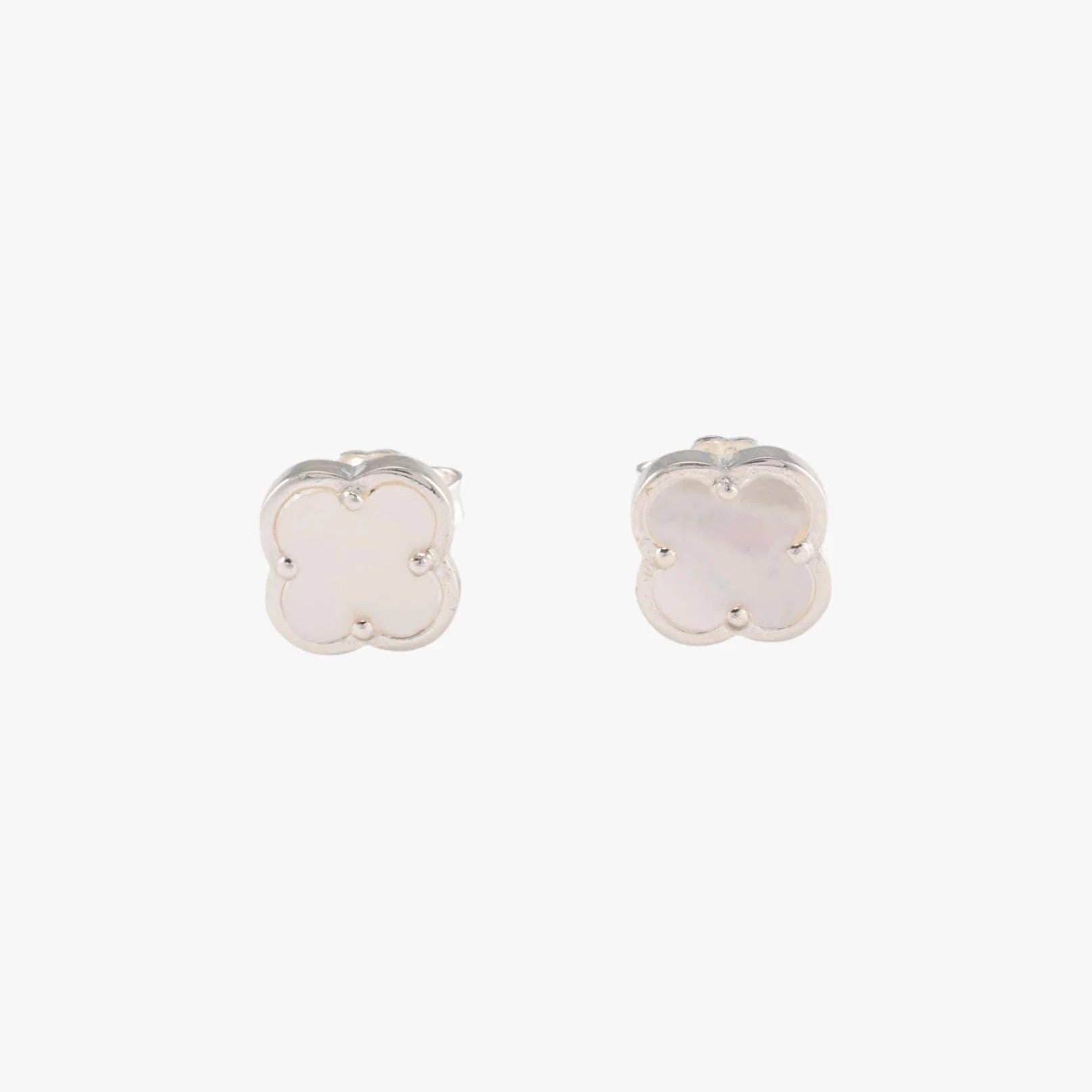 Von Treskow - Mini Clover (Mother Of Pearl) Stud Earrings