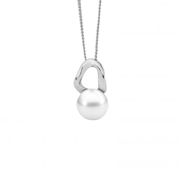 Zoe Austin - Sterling Silver FWP wave pendant