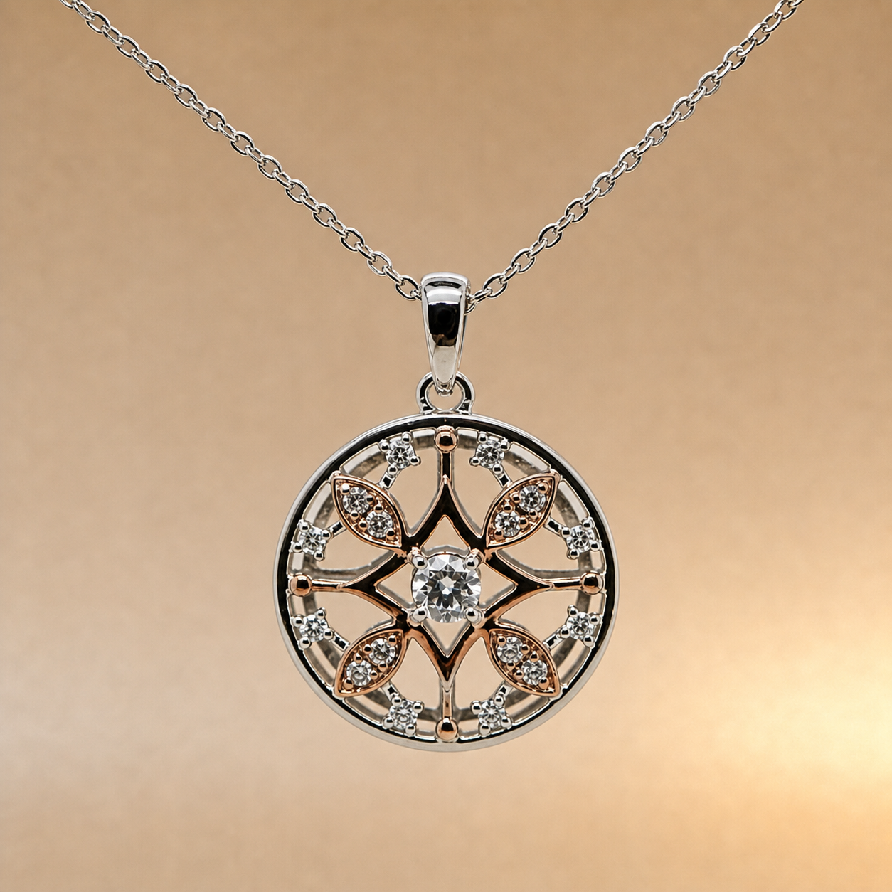 Pink Diamond Pendant