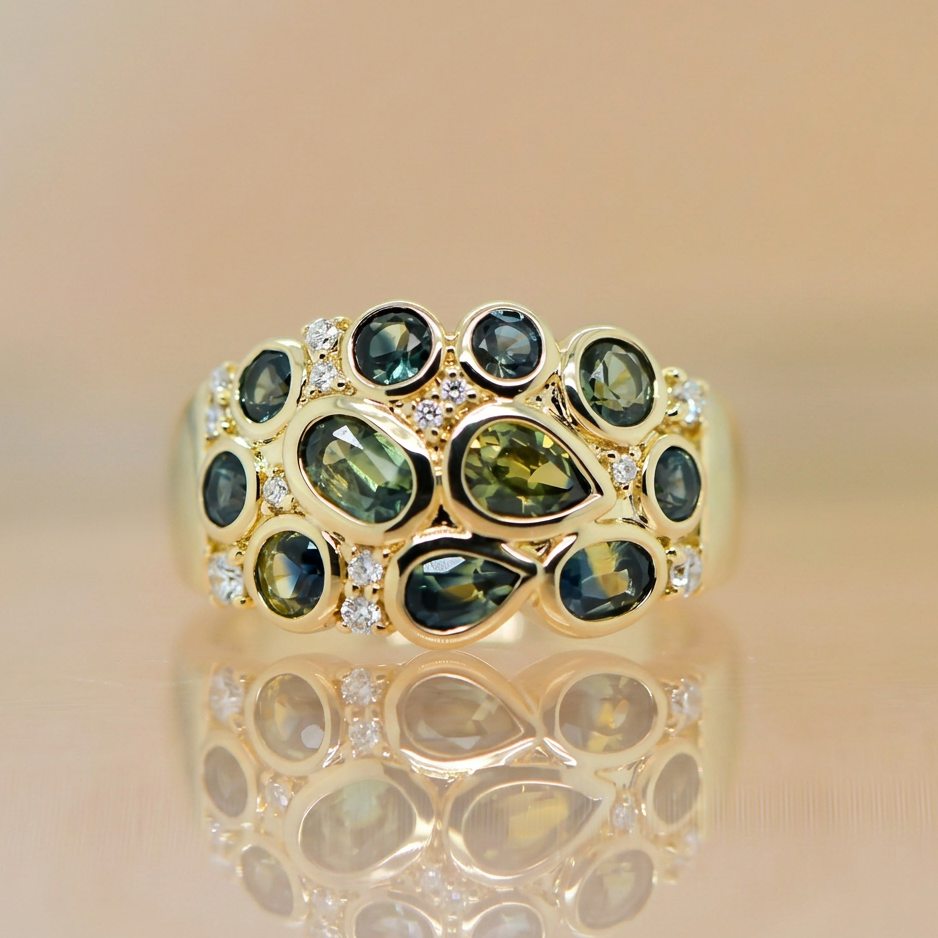'ROO' AUSTRALIAN SAPPHIRE & DIAMOND Exclusively, Paton's Place