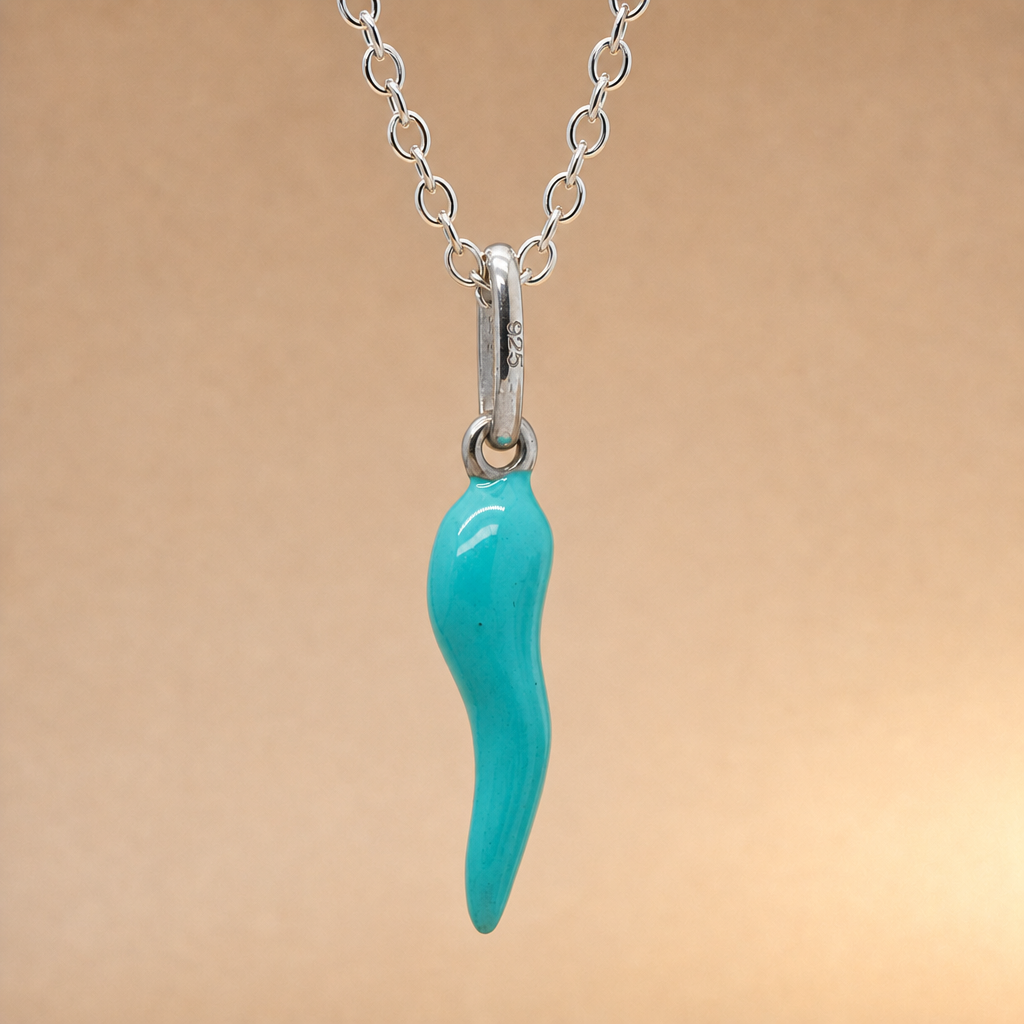 Silver Corni Pendant (Chilli Charm)