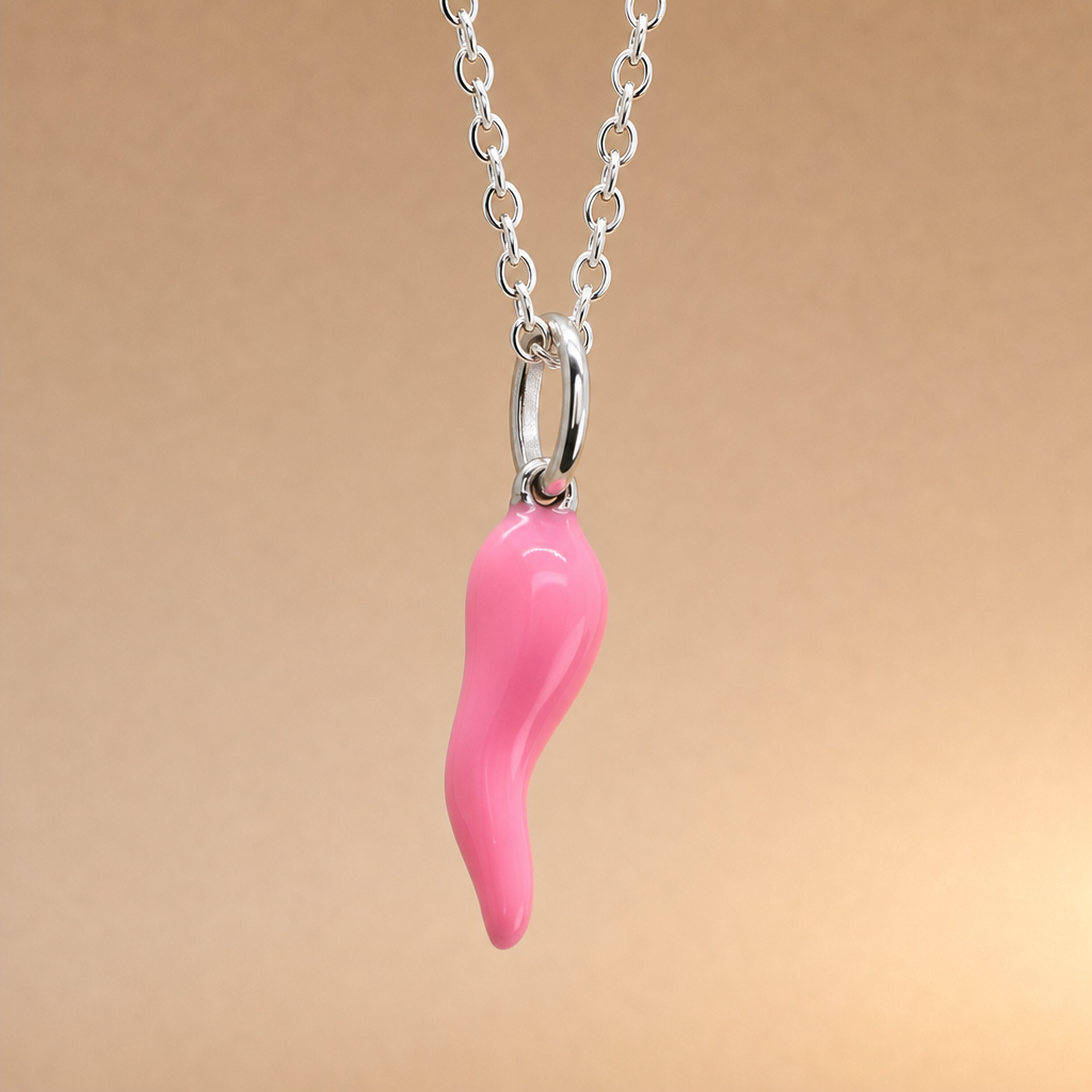 Silver Corni Pendant (Chilli Charm)