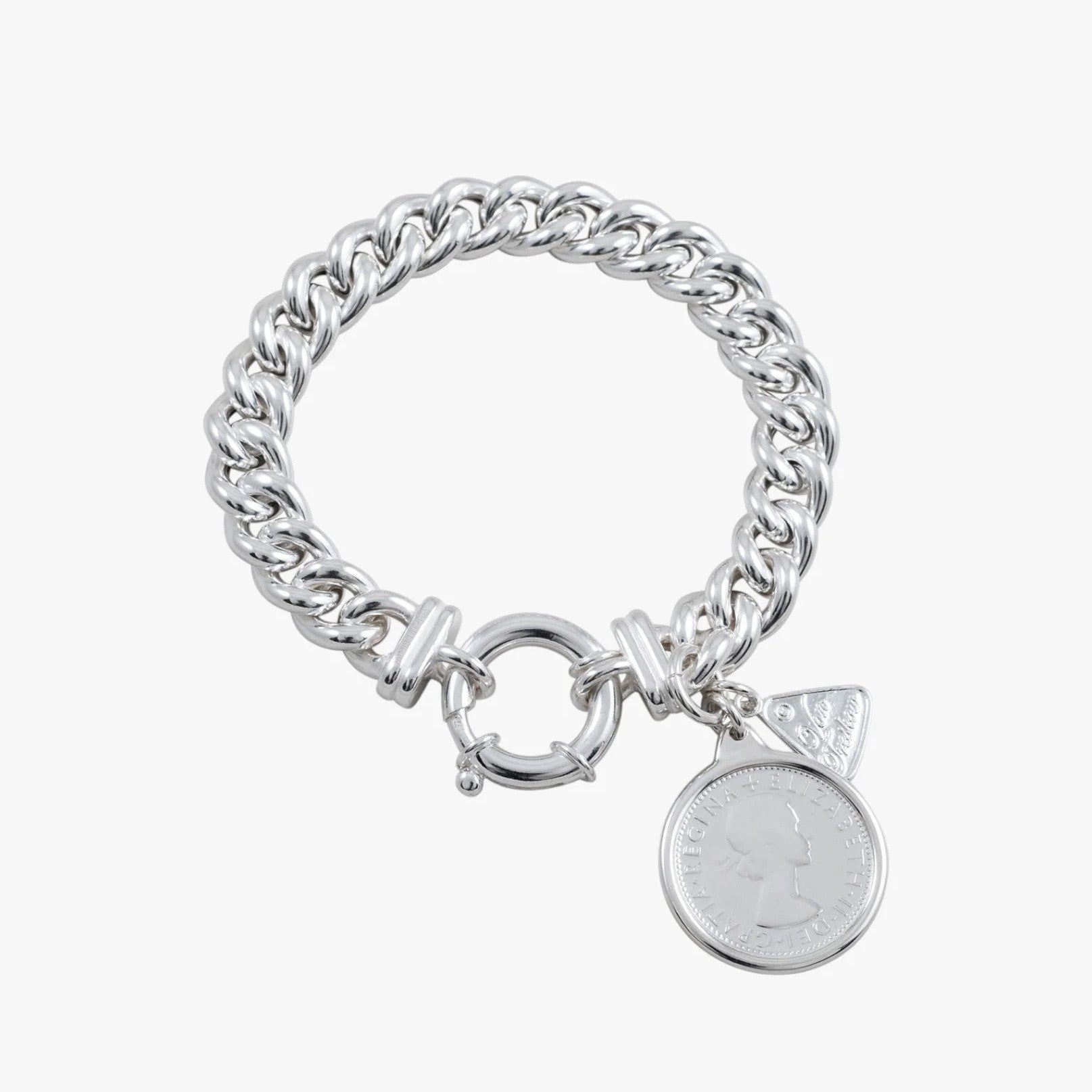 Von Treskow - small MAMA BOLT BRACELET WITH SHILLING