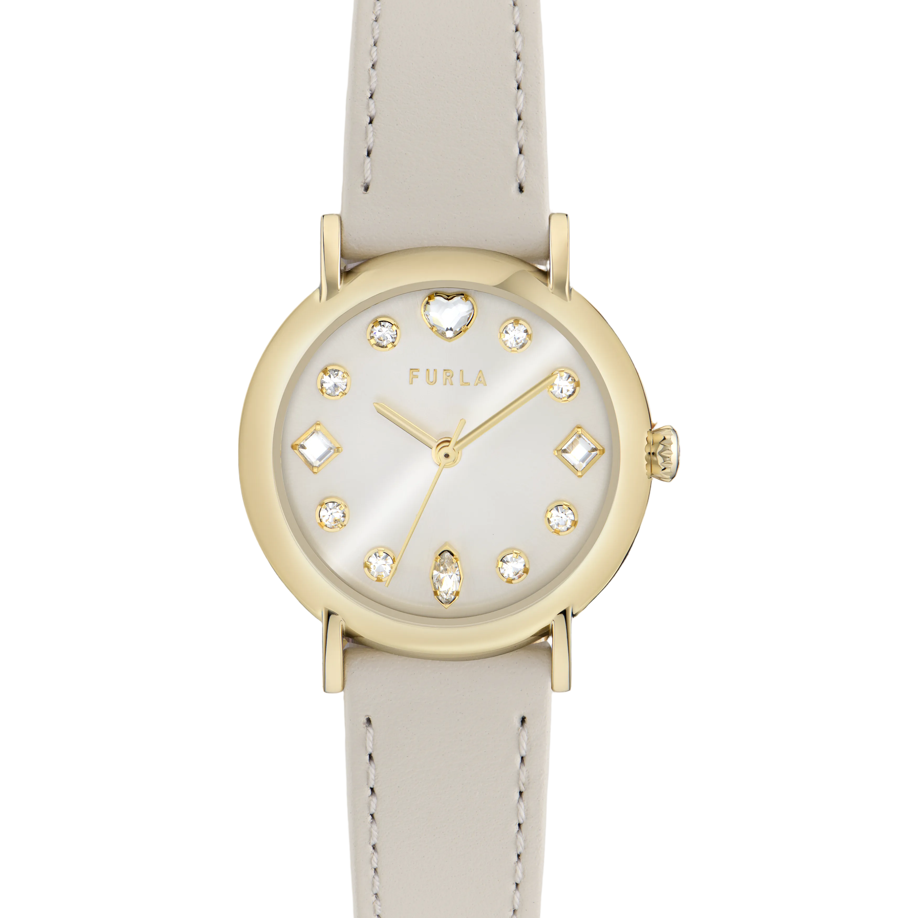 Furla - Easy Shape Gold/beige strap