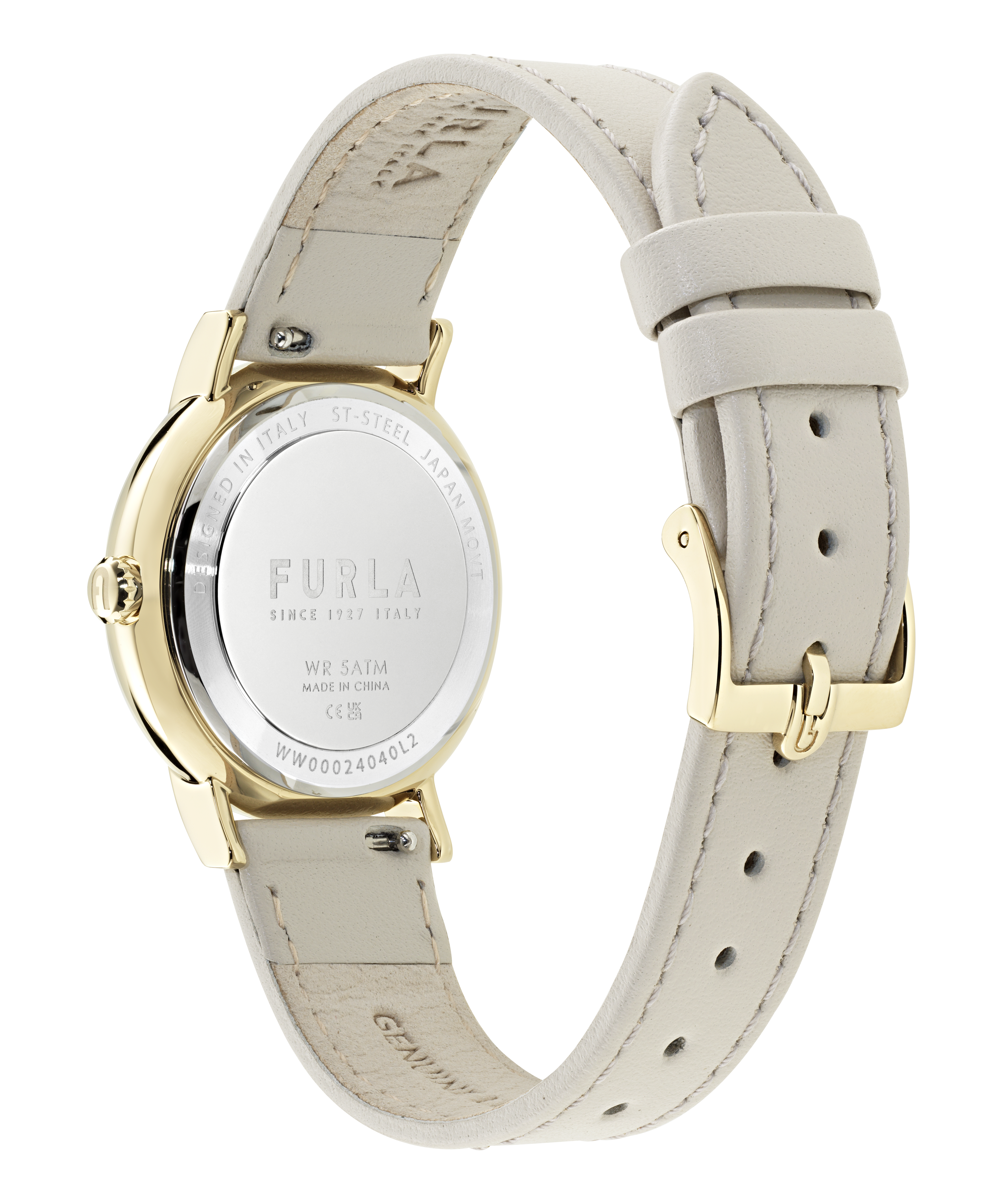 Furla - Easy Shape Gold/beige strap