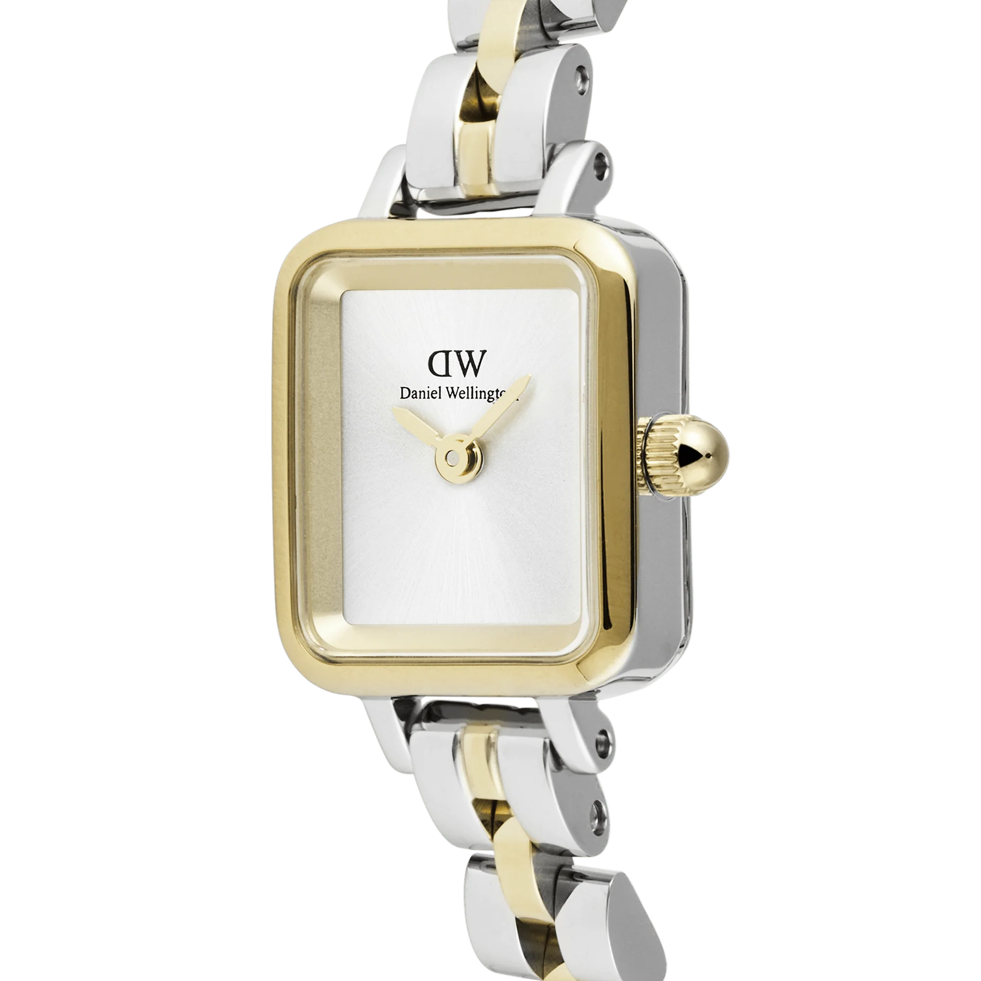 Daniel Wellington - Quadro Mini Arch 3-Link Two Tone Gold