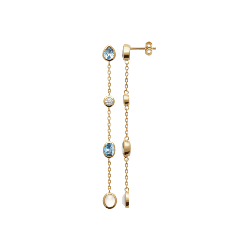 Zoe Austin - 18ct YG Plated drop earrings