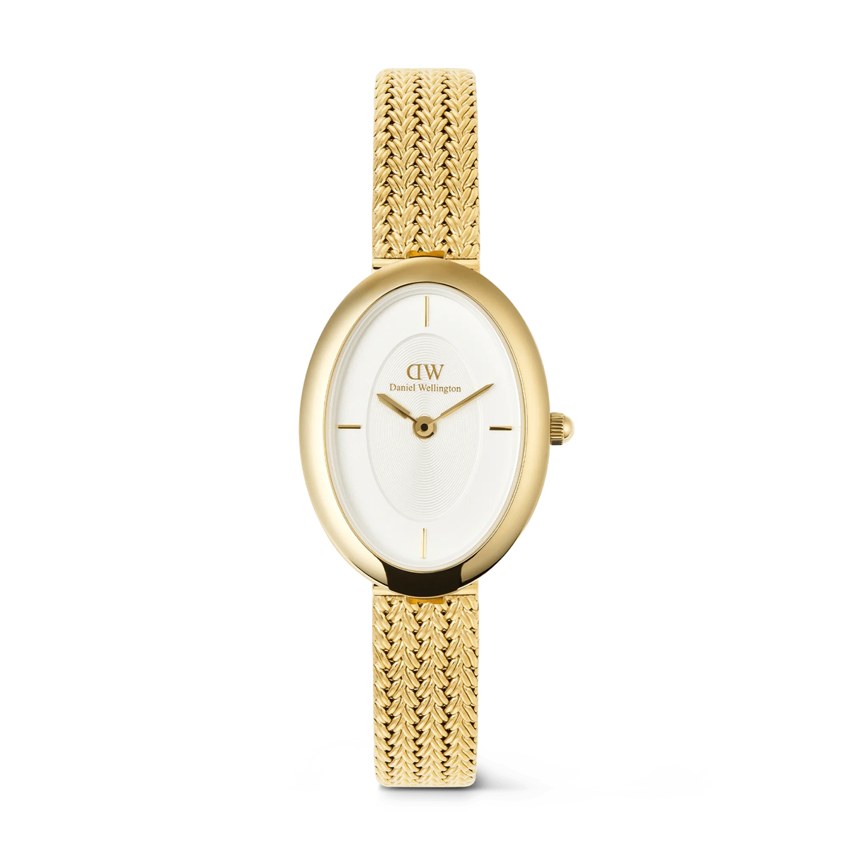 Daniel Wellington - Juliette Braided Mesh White Sunray Gold