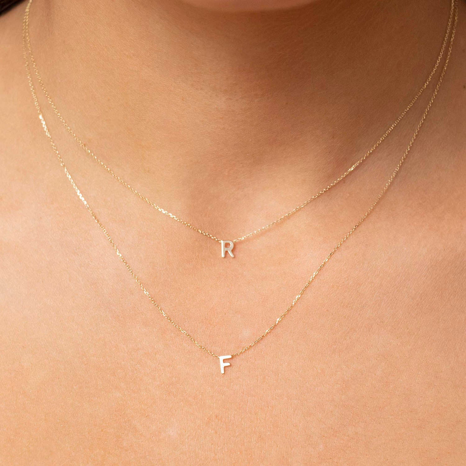 9ct Initial Necklace