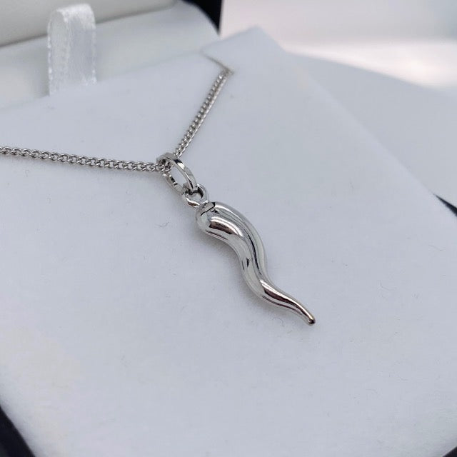 9ct WG Corni Charm's