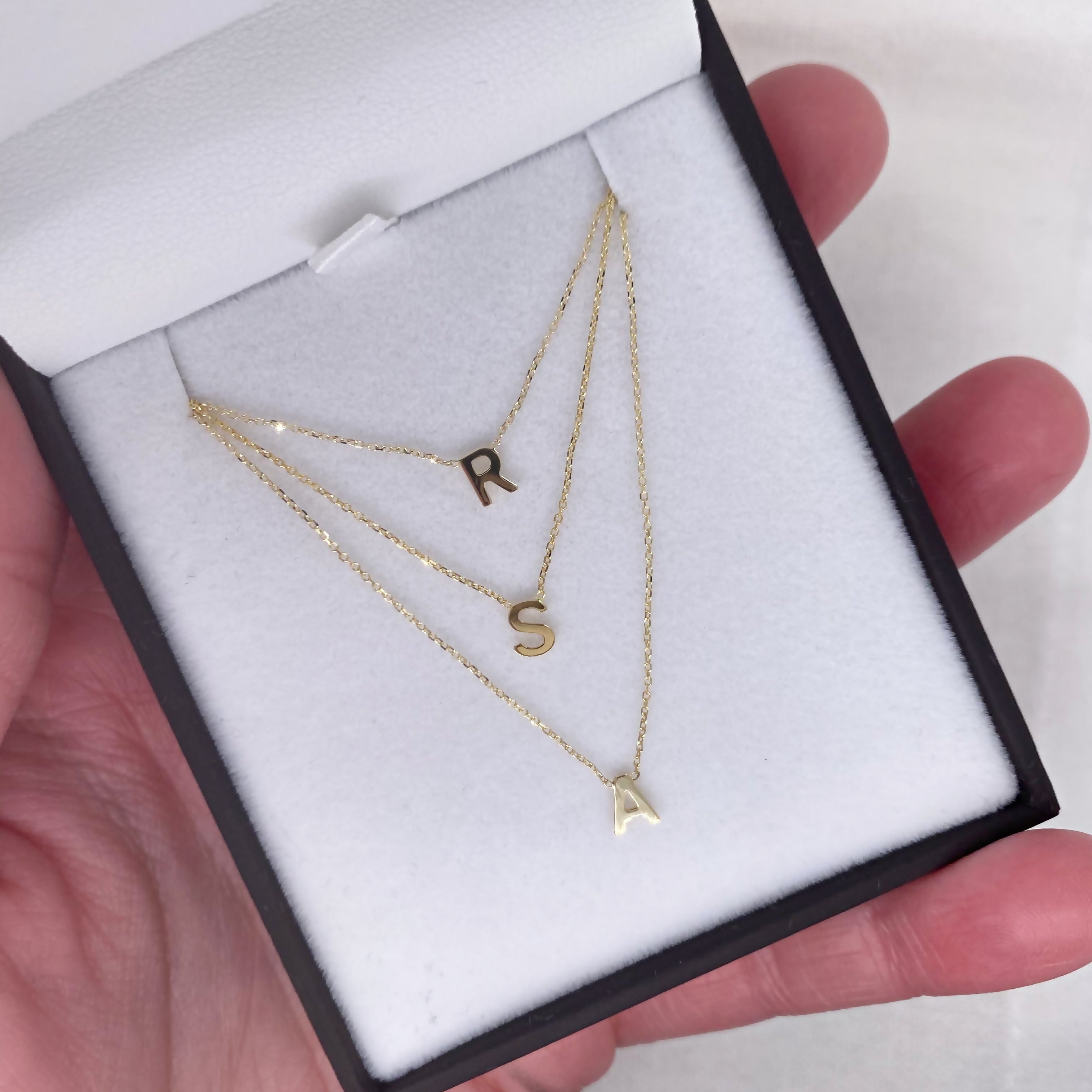 9ct Initial Necklace