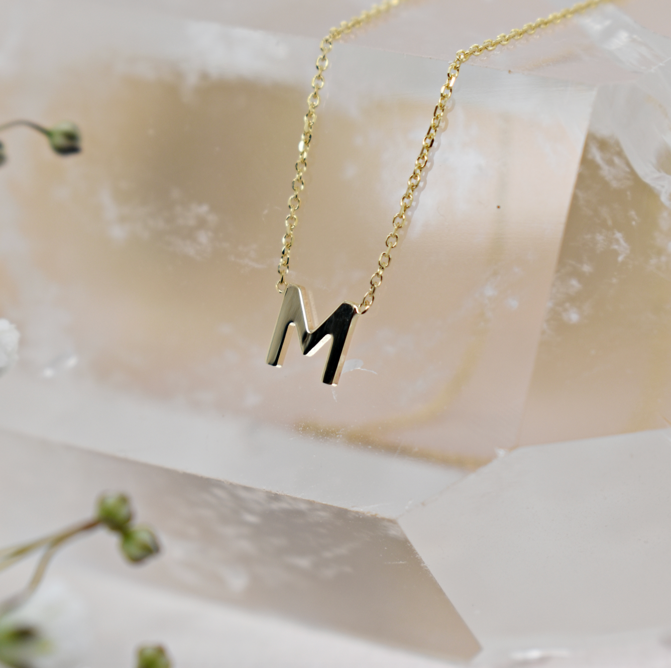 9ct Initial Necklace