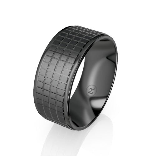 Black Zirconium Ring
