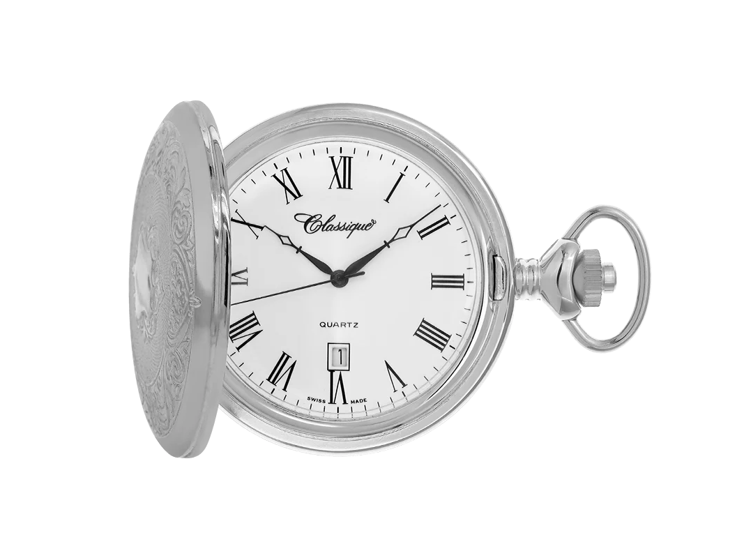 Kensington - Silver Pocket Watch