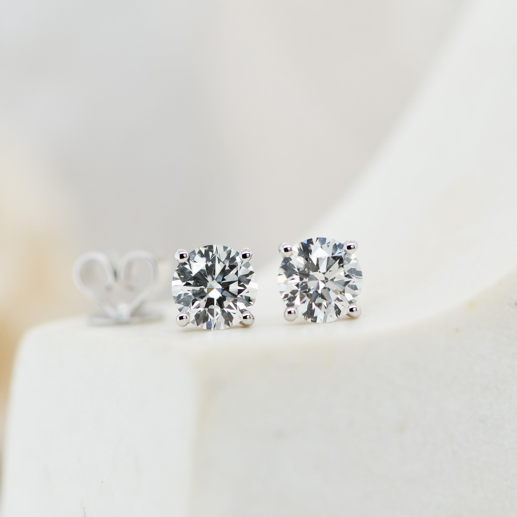 Lab Grown Diamond Studs 1.50cts