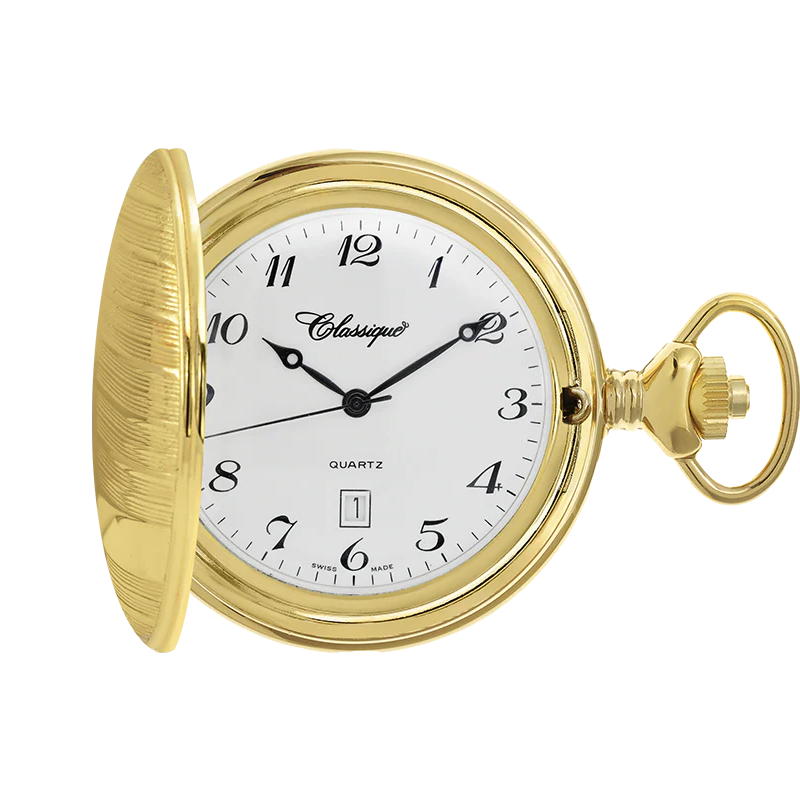 Raine - Gold Plated Pocket Watch