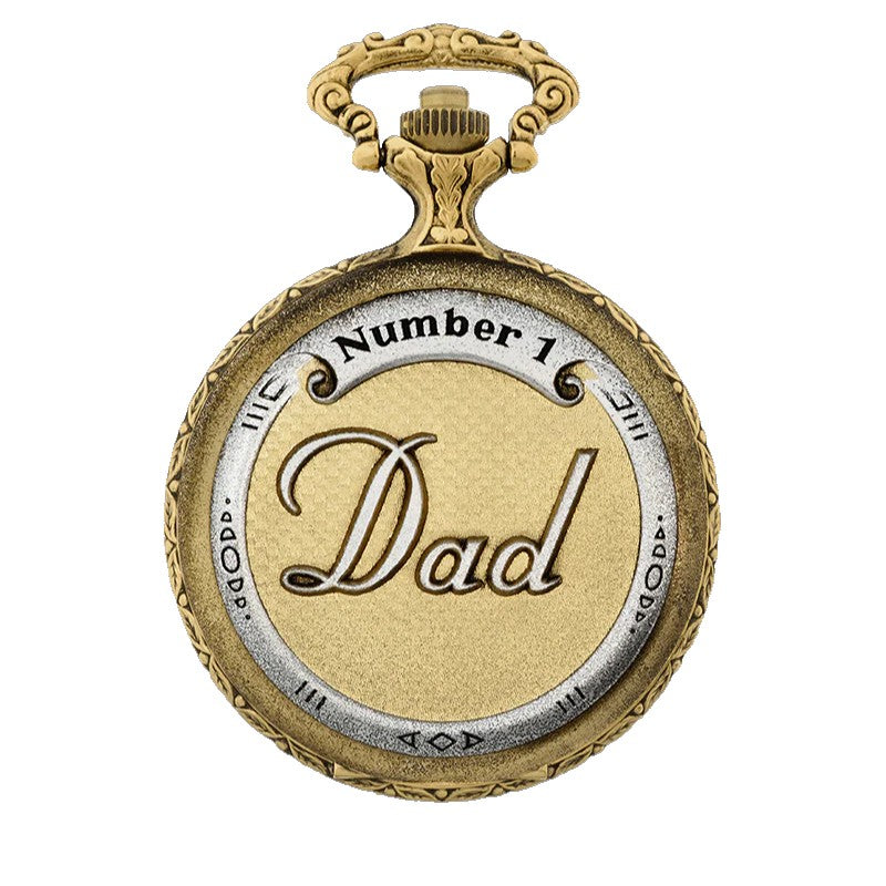 Dad - Antique gold Pocket Watch
