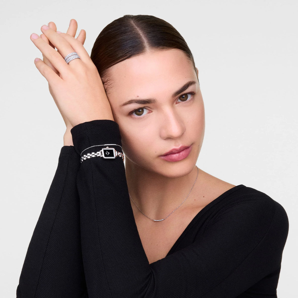 Daniel Wellington - Quadro Mini Arch Onyx Sunray Silver