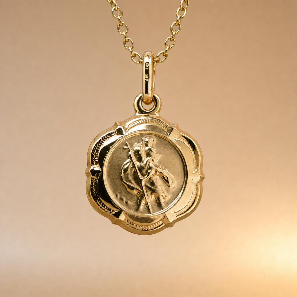 9ct St Christopher Medal