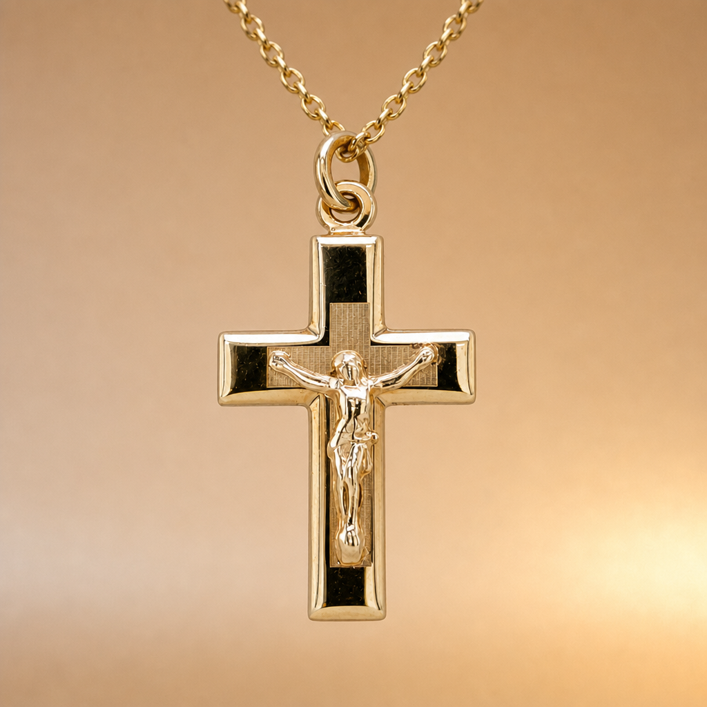 9ct small crucifix