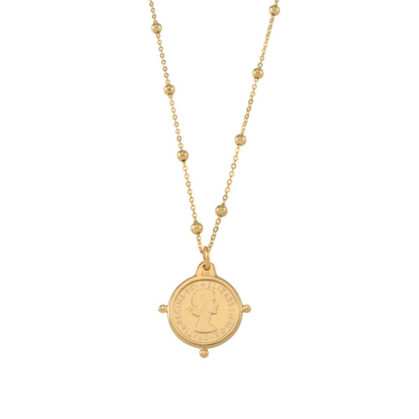 Von Treskow - ROSARIO NECKLACE WITH THREEPENCE