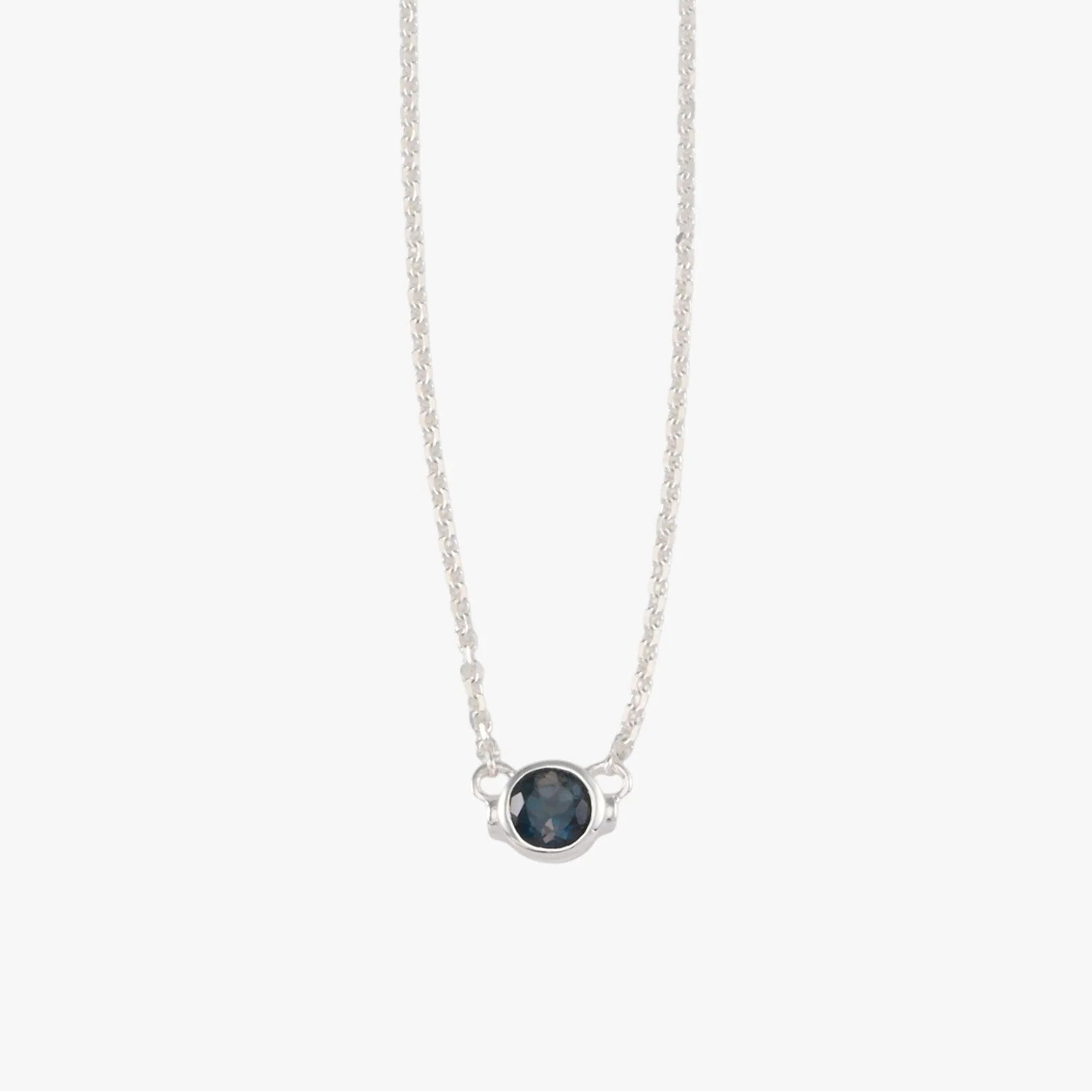 Von Treskow - Round London Blue Topaz Necklace